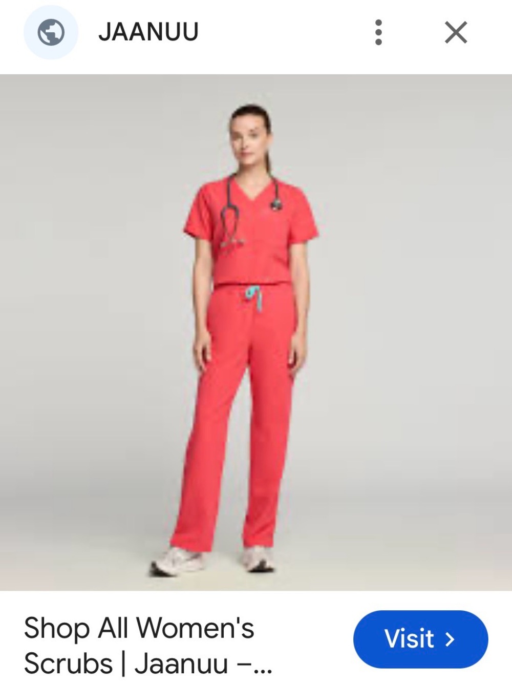 Jaanuu Coral Straight-Leg Drawstring Track Pants with Aqua Tie